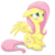 Size: 1000x1009 | Tagged: safe, artist:littlehybridshila, fluttershy, pegasus, pony, g4, blushing, cute, female, floppy ears, looking away, looking up, mare, shy, shyabetes, simple background, sitting, smiling, solo, spread wings, stray strand, three quarter view, transparent background, wings