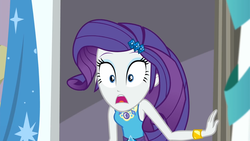 Size: 1920x1080 | Tagged: safe, screencap, rarity, equestria girls, fomo, g4, my little pony equestria girls: better together, bracelet, geode of shielding, jewelry, magical geodes, shocked, shocked expression, surprised