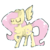 Size: 1196x1207 | Tagged: safe, artist:nootnuts, fluttershy, pegasus, pony, g4, butt fluff, cheek fluff, chest fluff, cute, eyes closed, female, floating wings, leg fluff, shyabetes, simple background, solo, transparent background, wings