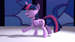 Size: 1280x720 | Tagged: safe, artist:mrm, twilight sparkle, alicorn, pony, g4, 3d, animated, cute, daaaaaaaaaaaw, dancing, do the sparkle, female, no sound, solo, source filmmaker, twiabetes, twilight sparkle (alicorn), webm