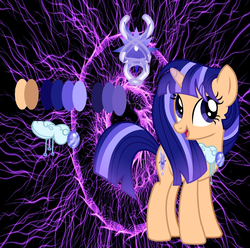 Size: 2032x2012 | Tagged: safe, artist:parisa07, oc, oc only, oc:star sparkle, pony, unicorn, female, high res, mare, offspring, parent:flash sentry, parent:twilight sparkle, parents:flashlight, reference sheet, solo