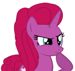 Size: 1084x1030 | Tagged: safe, artist:徐詩珮, oc, oc only, oc:betty pop, pony, unicorn, g4, my little pony: the movie, base used, female, magical lesbian spawn, mare, next generation, offspring, parent:glitter drops, parent:tempest shadow, parents:glittershadow, simple background, solo, transparent background