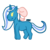 Size: 400x400 | Tagged: safe, artist:mori-world, oc, oc only, oc:fleurbelle, alicorn, pony, adorabelle, alicorn oc, bow, chibi, cute, female, hair bow, long mane, mare, ribbon, solo, yellow eyes