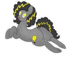Size: 1500x1200 | Tagged: safe, artist:dummy, oc, oc only, oc:bug-zapper, earth pony, pony, butt, dock, female, mare, plot, solo, tail, tongue out
