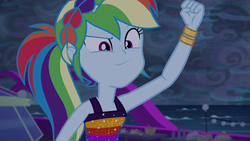 Size: 1920x1080 | Tagged: safe, screencap, rainbow dash, equestria girls, equestria girls specials, g4, my little pony equestria girls: better together, my little pony equestria girls: spring breakdown, cute, dashabetes, female, sleeveless, solo