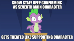 Size: 888x499 | Tagged: safe, spike, pony, equestria girls, equestria girls specials, g4, my little pony equestria girls: better together, my little pony equestria girls: spring breakdown, meme, ponified, stool, text, twilight's castle