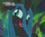 Size: 872x712 | Tagged: safe, screencap, queen chrysalis, changeling, changeling queen, g4, the beginning of the end, all new, crazylis, derp, faic, female, insanity, text