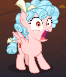 Size: 905x1041 | Tagged: safe, screencap, cozy glow, pegasus, pony, g4, the beginning of the end, cozy glow is best facemaker, cozybetes, cropped, cute, faic, female, filly, foal, solo, surprised