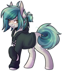 Size: 784x891 | Tagged: safe, artist:ak4neh, oc, oc only, oc:bad liar, earth pony, pony, clothes, female, mare, simple background, solo, transparent background
