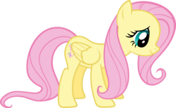 Size: 1140x701 | Tagged: safe, artist:martinnus1, fluttershy, pegasus, pony, g4, cute, female, looking at something, mare, shyabetes, simple background, smiling, solo, transparent background, vector