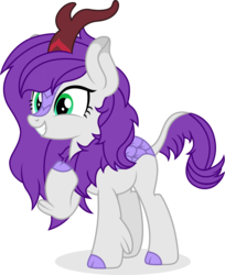 Size: 4148x5076 | Tagged: safe, artist:cirillaq, oc, oc only, kirin, absurd resolution, commission, female, simple background, solo, transparent background, vector