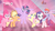 Size: 1920x1080 | Tagged: safe, screencap, applejack, fluttershy, pinkie pie, rainbow dash, rarity, twilight sparkle, alicorn, earth pony, pegasus, pony, unicorn, g4, my little pony: friendship is magic, the beginning of the end, discovery family logo, female, glowing horn, holding hooves, horn, light, magic, magic of friendship, mane six, mare, teamwork, twilight sparkle (alicorn)