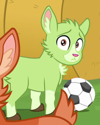 Size: 518x644 | Tagged: safe, screencap, goat, equestria girls, equestria girls specials, g4, my little pony equestria girls: better together, my little pony equestria girls: spring breakdown, amazing technicolor wildlife, cropped, cute, football, sports