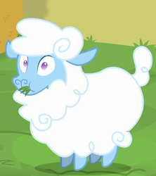 Size: 688x776 | Tagged: safe, sheep, equestria girls, g4, spring breakdown, eating, grass, tiny ewes