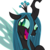 Size: 3000x3000 | Tagged: safe, artist:cheezedoodle96, queen chrysalis, changeling, changeling queen, g4, the beginning of the end, .svg available, crazylis, derp, faic, female, high res, insanity, laughing, simple background, solo, svg, transparent background, vector