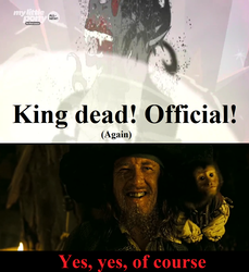 Size: 1254x1368 | Tagged: safe, edit, edited screencap, screencap, king sombra, pony, umbrum, g4, the beginning of the end, comparison, hector barbossa, imminent death, pirates of the caribbean, you know for kids