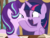 Size: 1048x804 | Tagged: safe, screencap, starlight glimmer, twilight sparkle, alicorn, pony, unicorn, g4, the beginning of the end, chipmunk cheeks, duo, duo female, female, squishy cheeks, twilight sparkle (alicorn)