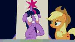 Size: 800x450 | Tagged: safe, screencap, applejack, twilight sparkle, alicorn, earth pony, pony, g4, the beginning of the end, animated, cute, female, floppy ears, friendship throne, frown, funny, gritted teeth, hilarious, holding a pony, lidded eyes, lifting, mare, mismatched eyes, motherly, open mouth, panic, smiling, squishy cheeks, twilight snapple, twilight sparkle (alicorn), twilighting, wide eyes