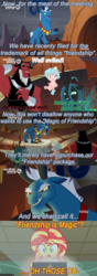 Size: 1001x2847 | Tagged: safe, artist:alphamonouryuuken, edit, edited screencap, screencap, cozy glow, grogar, lord tirek, queen chrysalis, sunset shimmer, centaur, changeling, changeling queen, pegasus, pony, equestria girls, g4, my little pony equestria girls: friendship games, the beginning of the end, the science of magic, abridgimon, abridgimon: the movie, armpits, cloven hooves, comic, computer, crystal ball, curse cut short, discovery family logo, female, filly, foal, laptop computer, legion of doom, male, oh crap face, ram, screencap comic, stallion, sunset the science gal, team four star