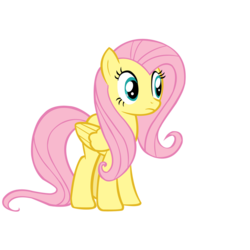 Size: 894x894 | Tagged: safe, artist:coolez, fluttershy, pegasus, pony, g4, female, frown, looking at something, mare, simple background, solo, transparent background, vector