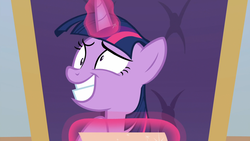 Size: 1920x1080 | Tagged: safe, screencap, twilight sparkle, alicorn, pony, g4, the beginning of the end, cross-eyed, derp, faic, female, magic, magic aura, mare, solo, telekinesis, twilight sparkle (alicorn)