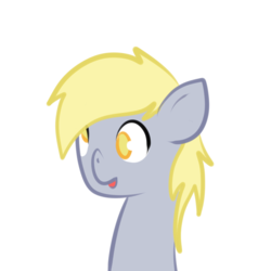 Size: 894x894 | Tagged: safe, artist:coolez, derpy hooves, pegasus, pony, g4, bust, cute, derp, derpabetes, female, mare, open mouth, simple background, smiling, solo, transparent background