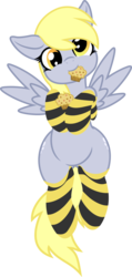 Size: 2370x5000 | Tagged: safe, artist:salemcat, derpy hooves, pegasus, pony, g4, clothes, cute, female, food, muffin, simple background, socks, solo, striped socks, transparent background, vector