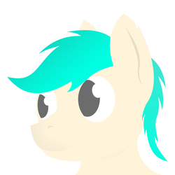Size: 4000x4000 | Tagged: safe, artist:nodepoint, derpibooru exclusive, oc, oc only, pony, absurd resolution, lineless, simple background, solo, vector, wide eyes