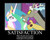 Size: 750x600 | Tagged: safe, edit, edited screencap, screencap, discord, princess celestia, alicorn, draconequus, pony, g4, the beginning of the end, caption, female, image macro, male, mare, motivational poster, smuglestia, text, trollestia