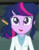 Size: 790x1024 | Tagged: safe, edit, edited screencap, screencap, sci-twi, twilight sparkle, equestria girls, g4, my little pony equestria girls: rainbow rocks, adorkable, clothes, cute, dork, female, lab coat, looking at you, messy hair, missing accessory, no glasses, pencil, smiling, solo, twiabetes