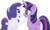 Size: 5037x3000 | Tagged: safe, artist:cloudy glow, rarity, twilight sparkle, alicorn, pony, g4, my little pony: the movie, female, looking at each other, mare, simple background, smiling, transparent background, twilight sparkle (alicorn), vector