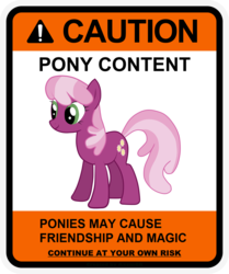 Size: 900x1078 | Tagged: safe, artist:gn33101, cheerilee, earth pony, pony, g4, caution sign, female, mare, solo, warning