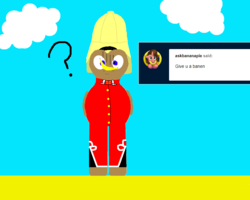 Size: 800x640 | Tagged: safe, artist:colonialpone, oc, oc:banana pie, oc:steady shot, pegasus, pony, unicorn, tumblr:askbananapie, banana, colonialism, desert, food, hat, male, military uniform, pith helmet, stallion, tumblr