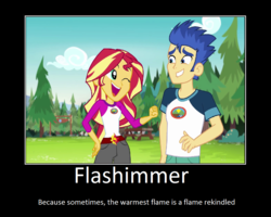 Size: 1075x860 | Tagged: safe, artist:thejboy88, flash sentry, sunset shimmer, equestria girls, g4, my little pony equestria girls: legend of everfree, female, male, meme, ship:flashimmer, shipping, straight