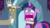 Size: 2000x1119 | Tagged: safe, screencap, discord, twilight sparkle, alicorn, draconequus, pony, g4, the beginning of the end, aside glance, book, duo, faic, female, floppy ears, friendship journal, male, mare, panicking, twilight sparkle (alicorn), twilighting