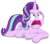 Size: 1405x1250 | Tagged: safe, artist:spellboundcanvas, starlight glimmer, pony, g4, my little pony: friendship is magic, the beginning of the end, female, floppy ears, open mouth, panic, panic attack, simple background, solo, starlighting, transparent background, uvula, vector