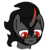 Size: 1917x1951 | Tagged: safe, artist:czu, king sombra, pony, g4, disappointed, head only, looking down, male, simple background, solo, stallion, transparent background