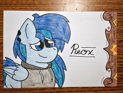 Size: 2560x1920 | Tagged: safe, artist:thebadbadger, oc, oc only, oc:reox, pegasus, pony, solo, traditional art