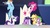 Size: 1920x1080 | Tagged: safe, screencap, applejack, pinkie pie, rainbow dash, rarity, spike, twilight sparkle, alicorn, dragon, pony, g4, the beginning of the end, discovery family logo, faic, feather, floppy ears, paper, quill, shocked, twilight sparkle (alicorn), winged spike, wings