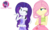 Size: 1024x614 | Tagged: safe, artist:colorfulbases, fluttershy, rarity, twilight sparkle, alicorn, pony, equestria girls, g4, alternate hairstyle, base used, braid, crossed arms, simple background, transparent background, twilight sparkle (alicorn)