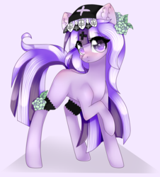 Size: 1174x1300 | Tagged: safe, artist:lnspira, oc, oc only, earth pony, pony, female, garter belt, garters, mare