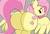 Size: 3496x2362 | Tagged: safe, artist:taurson, derpibooru exclusive, edit, editor:maonyman, fluttershy, pegasus, pony, g4, butt, dock, female, flutterbutt, gray background, high res, plot, simple background, solo, squishy, the ass was fat