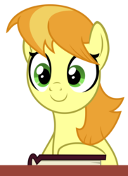 Size: 1500x2063 | Tagged: safe, artist:sketchmcreations, teddie safari, earth pony, pony, g4, the point of no return, book, cute, female, mare, simple background, smiling, solo, transparent background, vector