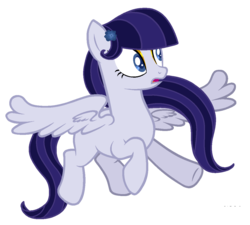Size: 1155x1041 | Tagged: safe, artist:musical-medic, oc, oc only, oc:charoite rose, pegasus, pony, base used, female, magical lesbian spawn, magical threesome spawn, mare, multiple parents, offspring, parent:inky rose, parent:maud pie, parent:moonlight raven, simple background, solo, transparent background
