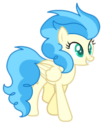 Size: 763x908 | Tagged: safe, artist:musical-medic, oc, oc only, oc:breezy rain, pegasus, pony, female, magical lesbian spawn, mare, offspring, parent:high winds, parent:misty fly, simple background, solo, transparent background