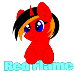 Size: 1024x1024 | Tagged: safe, artist:ponkus, oc, oc only, oc:red flame, pony, bronycon, badge, commission, solo