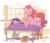 Size: 3070x2660 | Tagged: safe, artist:secretgoombaman12345, pinkie pie, twilight sparkle, earth pony, pony, unicorn, g4, balloonbutt, book, butt, chubby, cooking, derp, dough, food transformation, high res, kneading, plot, transformation