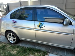 Size: 900x675 | Tagged: safe, oc, pony, car, doll, hyundai, hyundai accent, irl, photo, photography, toy