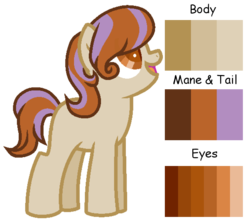 Size: 737x651 | Tagged: safe, artist:otakuchicky1, oc, oc only, oc:jingle, earth pony, pony, earth pony oc, female, filly, next generation, offspring, parent:button mash, parent:sweetie belle, parents:sweetiemash, solo