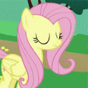 Size: 125x125 | Tagged: safe, edit, edited screencap, screencap, fluttershy, pegasus, pony, g4, season 1, sonic rainboom (episode), animated, cropped, female, flutteryay, gif, gif for breezies, mare, picture for breezies, solo, yay